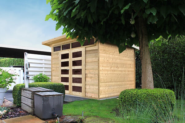 SOLID - Abri de jardin bois Verona - L.303xH.232xP.243cm - large