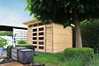 SOLID - Abri de jardin bois Verona - L.303xH.232xP.243cm - vignette