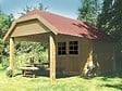 SOLID - Abri de jardin en bois Venezia - L.578.4xH.298.9xP.347.4cm - vignette