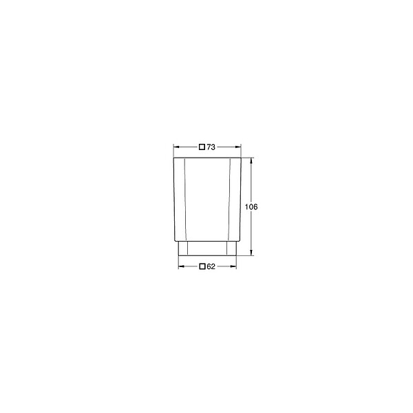Soporte GROHE Europlus Blanco / Oro, Zahnputzglas, Vaso de