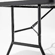 OVIALA - Table de réception pliante noire 200 cm 10 places - Rekkem - vignette
