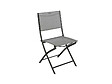 HESPERIDE - Lot de 4 Chaises de jardin pliante métal Modula Galet / Graphite - Hesperide - vignette