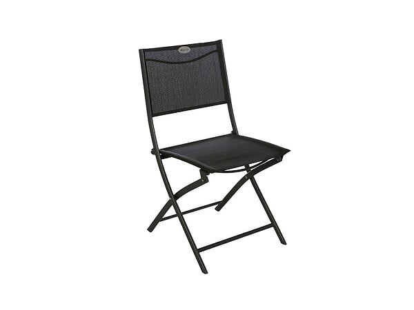 HESPERIDE - Lot de 4 Chaises de jardin pliante métal Modula Gris Anthracite / Graphite - Hesperide - large