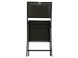 HESPERIDE - Lot de 4 Chaises de jardin pliante métal Modula Gris Anthracite / Graphite - Hesperide - vignette