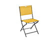 HESPERIDE - Lot de 4 Chaises de jardin pliante métal Modula Moutarde/Graphite - Hespéride - vignette