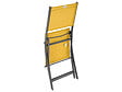 HESPERIDE - Lot de 4 Chaises de jardin pliante métal Modula Moutarde/Graphite - Hespéride - vignette