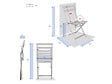 HESPERIDE - Lot de 2 Chaises de jardin métal pliante Greensboro Graphite - Hesperide - vignette