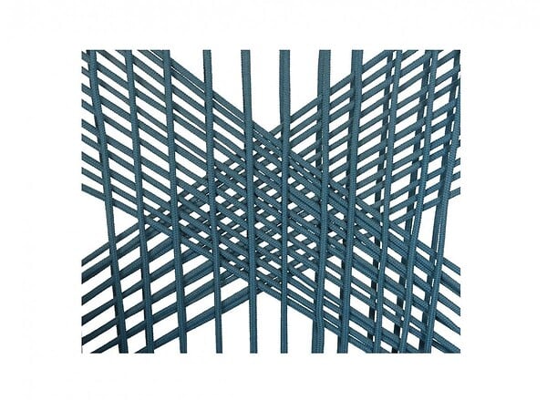 JARDIDECO - Lot de 4 chaises de jardin Séville turquoise - Jardideco - large