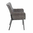 OVIALA - Lot de 2 fauteuils de jardin rond en osier - Murcia - vignette