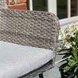 OVIALA - Lot de 2 fauteuils de jardin rond en osier - Murcia - vignette