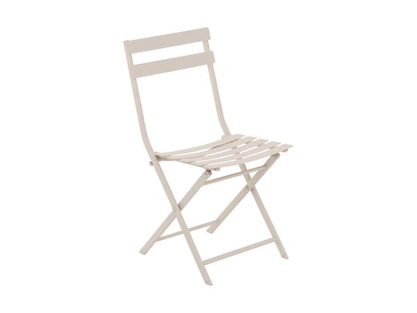 HESPERIDE - Lot de 2 Chaises de jardin métal pliante Greensboro Argile - Hespéride - large