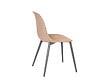JARDILINE - Lot de 4 Chaises de jardin en aluminium et résine coloris taupe Malte - Jardiline - vignette