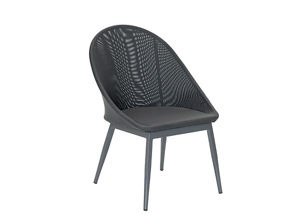 JARDILINE - Lot de 2 Fauteuils de jardin en aluminium avec coussin gris Fuerte Ventura - Jardiline - large