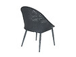 JARDILINE - Lot de 2 Fauteuils de jardin en aluminium avec coussin gris Fuerte Ventura - Jardiline - vignette