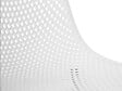 JARDILINE - Lot de 4 Chaises de jardin en aluminium et résine coloris blanc Malte - Jardiline - vignette