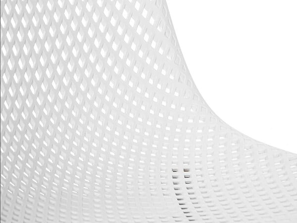 JARDILINE - Lot de 2 Chaises de jardin en aluminium et résine coloris blanc Malte - Jardiline - large