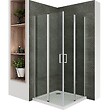 SANIVERRE - SOFIA Cabine de douche 70 x 70 cm H.180 pivotante verre 6mm transparent, chromé - vignette