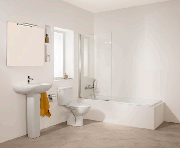 ROCA - Lavabo POLO PLUS percé 1 trou blanc - ROCA - A32519J000 - large