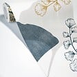 99DECO - Papier peint panoramique - Gingko - Multicolore - intissé : 150g/m² - 5 lés : 240x270cm - vignette
