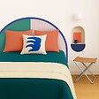 99DECO - Tête de lit - Duo - intissé 225g/m² - pré-encollé - Rose - 110x160cm - vignette