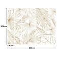 99DECO - Papier peint panoramique - Lamnar - Marron - intissé : 150g/m² - 7 lés : 336x270cm - vignette