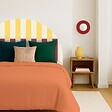 99DECO - Tête de lit - Rythmo - intissé 225g/m² - pré-encollé - Rouge - 110x160cm - vignette