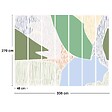 99DECO - Papier peint panoramique - Jardin Diffus - Vert - intissé : 150g/m² - 7 lés : 336x270cm - vignette
