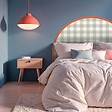 99DECO - Tête de lit - Vichy - intissé 225g/m² - pré-encollé - Vert - 110x140cm - vignette