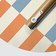 99DECO - Tête de lit - Rythmo - intissé 225g/m² - pré-encollé - Orange - 110x160cm - vignette