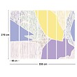 99DECO - Papier peint panoramique - Jardin Tamisé - Violet - intissé : 150g/m² - 7 lés : 336x270cm - vignette