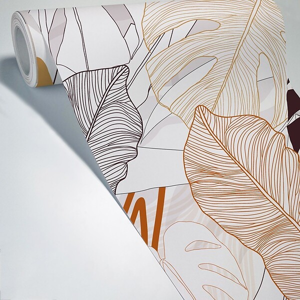 99DECO - Papier peint panoramique - Bornéo - Multicolore - intissé : 150g/m² - 7 lés : 336x270cm - large