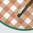 99DECO - Tête de lit - Vichy - intissé 225g/m² - pré-encollé - Rouge - 110x180cm - vignette