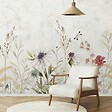 99DECO - Papier peint panoramique - Herbier - Multicolore - intissé : 150g/m² - 7 lés : 336x270cm - vignette