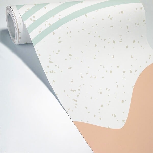99DECO - Papier peint panoramique - Arche - Vert - intissé : 150g/m² - 5 lés : 240x270cm - large
