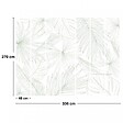 99DECO - Papier peint panoramique - Lamnar - Vert - intissé : 150g/m² - 7 lés : 336x270cm - vignette