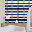 99DECO - Papier peint raccordable - Positano - Bleu - intissé : 150g/m² - 4 lés : 192x270cm - vignette