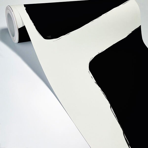 99DECO - Papier peint panoramique - Elémentaire - Noir - intissé : 150g/m² - 5 lés : 240x270cm - large