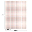 99DECO - Papier peint raccordable - Vichy - Rose - intissé : 150g/m² - 4 lés : 192x270cm - vignette