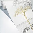 99DECO - Papier peint panoramique - Les Landes - Multicolore - intissé : 150g/m² - 7 lés : 336x270cm - vignette