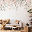 99DECO - Papier peint panoramique - Flowers in Rain - Multicolore - intissé : 150g/m² - 7 lés : 336x270cm - vignette