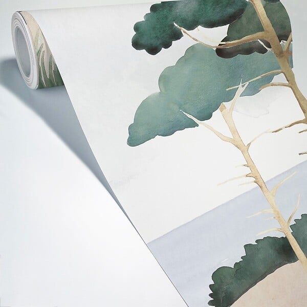 99DECO - Papier peint panoramique - Les Landes - Multicolore - intissé : 150g/m² - 7 lés : 336x270cm - large