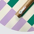 99DECO - Tête de lit - Rythmo - intissé 225g/m² - pré-encollé - Violet - 110x140cm - vignette