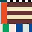 99DECO - Papier peint panoramique - Tempo - Multicolore - intissé : 150g/m² - 7 lés : 336x270cm - vignette