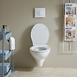 SIAMP - Pack WC Suspendu Bâti-support Universel Siamp avec Cuvette Sans Bride Erina - vignette