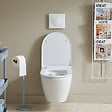 SIAMP - Pack WC Suspendu Bâti-support Universel Siamp avec Cuvette Sans Bride Samara - vignette