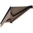 INTERSUN - Store banne loggia AMARITE 2,50x1,50 M (Motorisé à Interrupteur - Gris anthracite structuré RAL7016ST - Taupe 250g/m²) - vignette