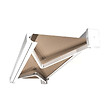 INTERSUN - Store banne coffre intégral SOA 3,00x2,00 M (Motorisé Secours à Télécommande + LED - Blanc satiné RAL9010 - Taupe 250g/m²) - vignette