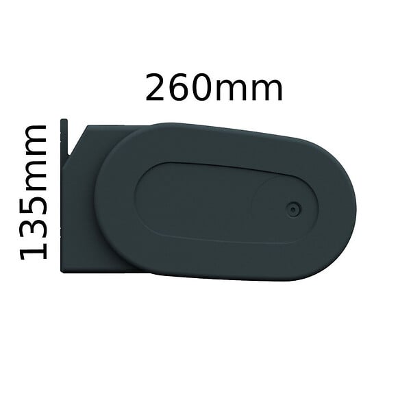 INTERSUN - Store banne coffre intégral HEVOA 3,00x2,00 M (Motorisé Secours à Télécommande + LED - Gris anthracite structuré RAL7016ST - Gris foncé 250g/m²) - large
