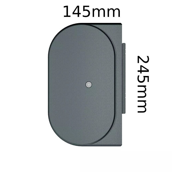 INTERSUN - Store banne coffre intégral CELESTE 3,00x2,50 M (Motorisé Secours à Télécommande + LED - Gris anthracite structuré RAL7016ST - Taupe 250g/m²) - large