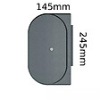 INTERSUN - Store banne coffre intégral CELESTE 3,00x2,50 M (Motorisé Secours à Télécommande + LED - Gris anthracite structuré RAL7016ST - Taupe 250g/m²) - vignette